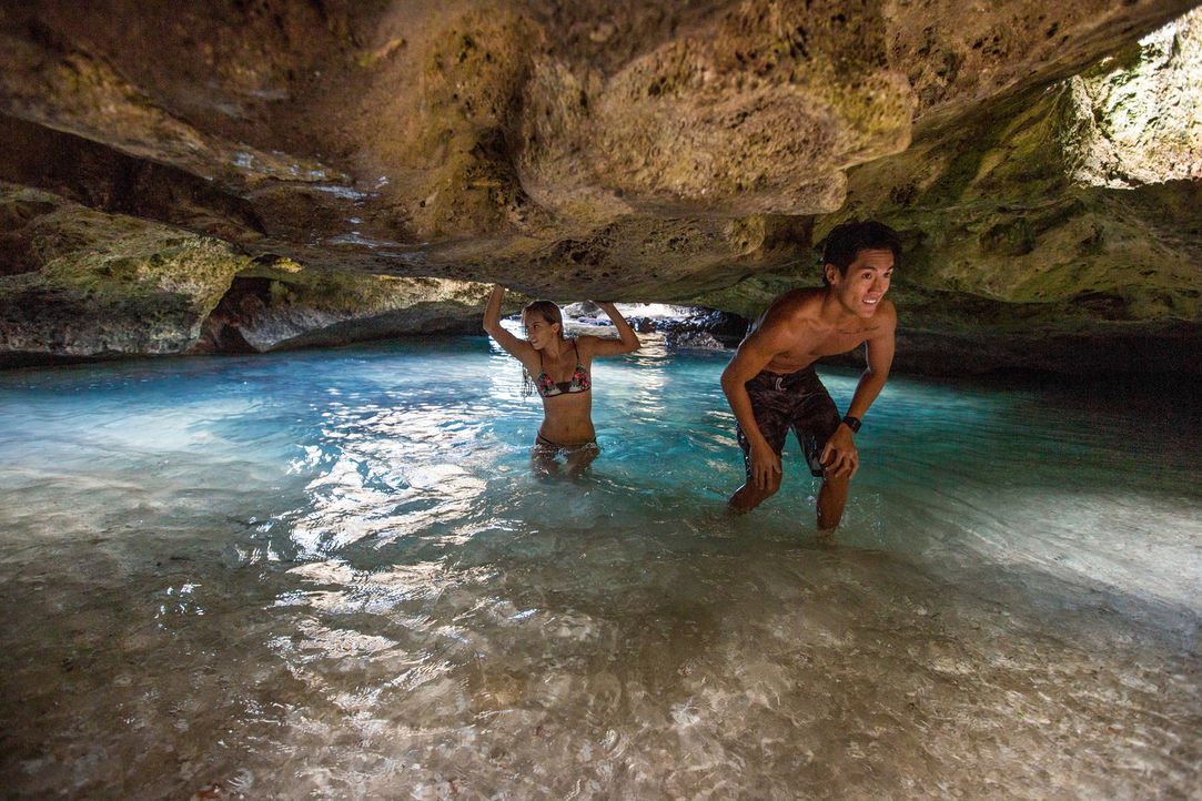 Perfekt für Badenixen: der "Mermaid Cave" in Honolulu, Hawaii. - Bildquelle: 2017,The Travel Channel, L.L.C. All Rights Reserved