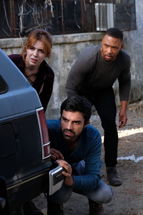 (v.l.n.r.) Sonya (Elena Satine); Marcos (Sean Teale); Trader (D James Jones) - Bildquelle: Eliza Morse 2017 Fox and its related entities.  All rights reserved.  MARVEL TM &   2017 MARVEL/Eliza Morse