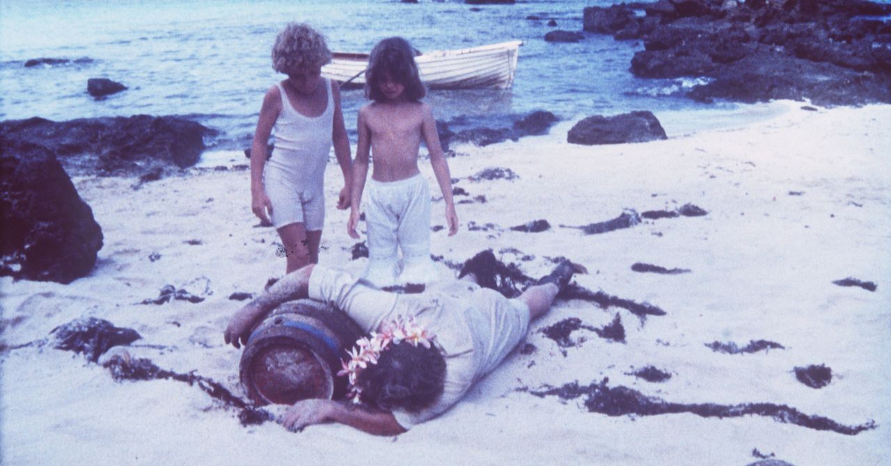 Eines Tages finden Richard (Glenn Kohan, l.) und Emmeline (Elva Josephson, r.) am Strand die Leiche ihres Beschützers Paddy (Leo McKern, M.) ... - Bildquelle: Columbia Pictures