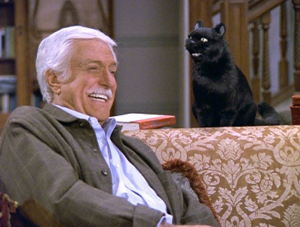 Duke (Dick Van Dyke), ein ehemaliger Kumpan von Salem, hat seine Strafe als Katze abgesessen. - Bildquelle: Paramount Pictures