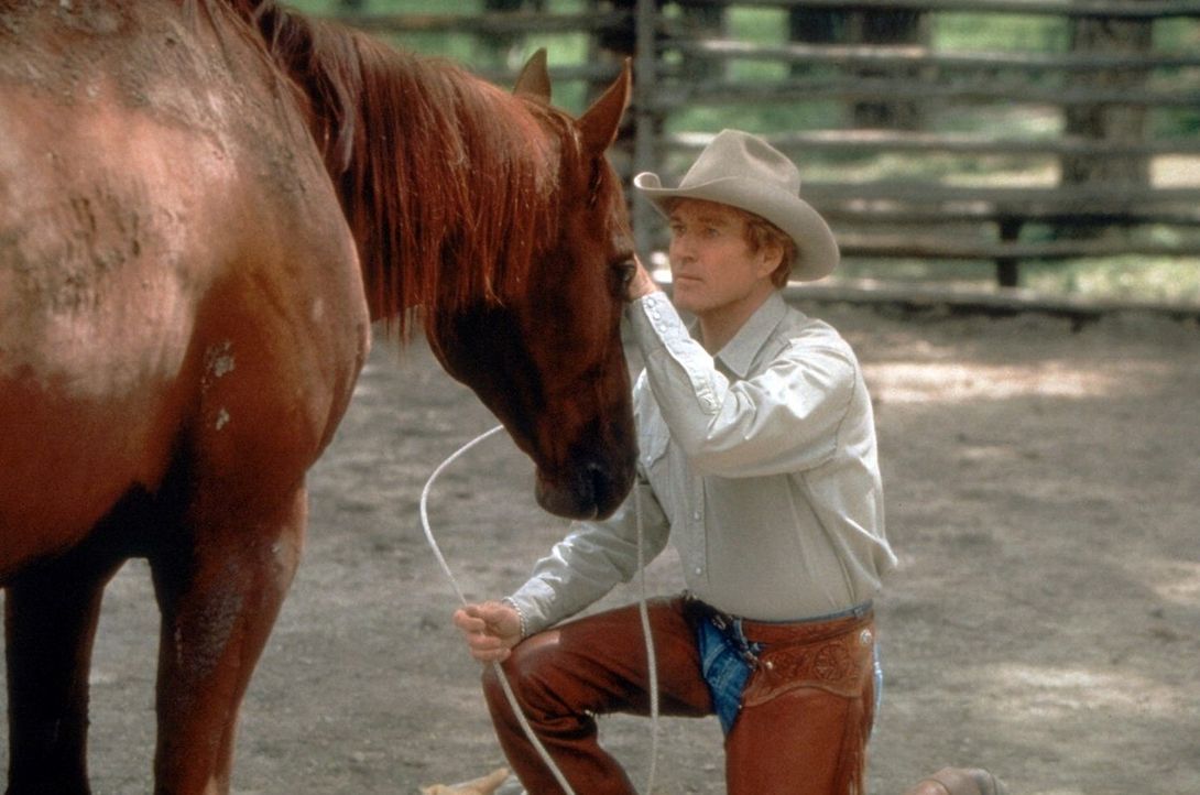 Der wortkarge Aussteiger Tom Booker (Robert Redford) hat die außergewöhnliche Gabe, sich in die Psyche von Pferden hineinzuversetzen ... - Bildquelle: Touchstone Pictures