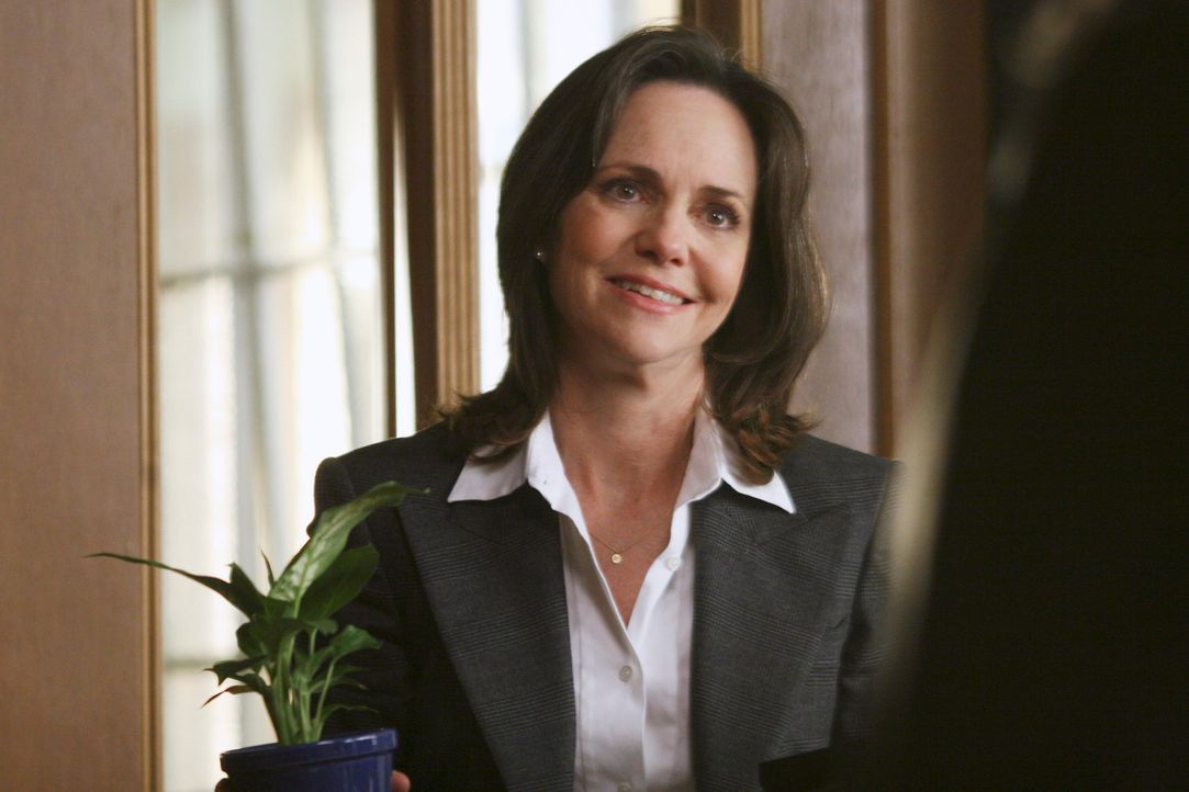 Bezieht ihren Schreibtisch in der Firma: Nora (Sally Field) ... - Bildquelle: Disney - ABC International Television