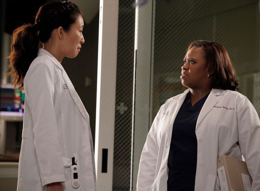 Während Cristina (Sandra Oh, l.) und Owen versuchen einen Weg zu finden um mit ihrer eingefahrenen Situation fertig zu werden, streitet sich Bailey... - Bildquelle: ABC Studios