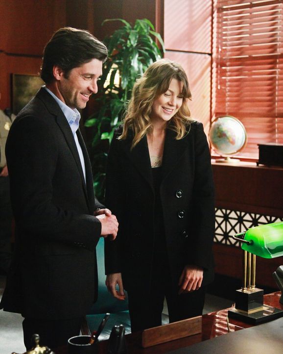 Nicht nur Callie und Arizona geben sich das Ja-Wort: Meredith (Ellen Pompeo, r.) und Derek (Patrick Dempsey, l.) ... - Bildquelle: ABC Studios