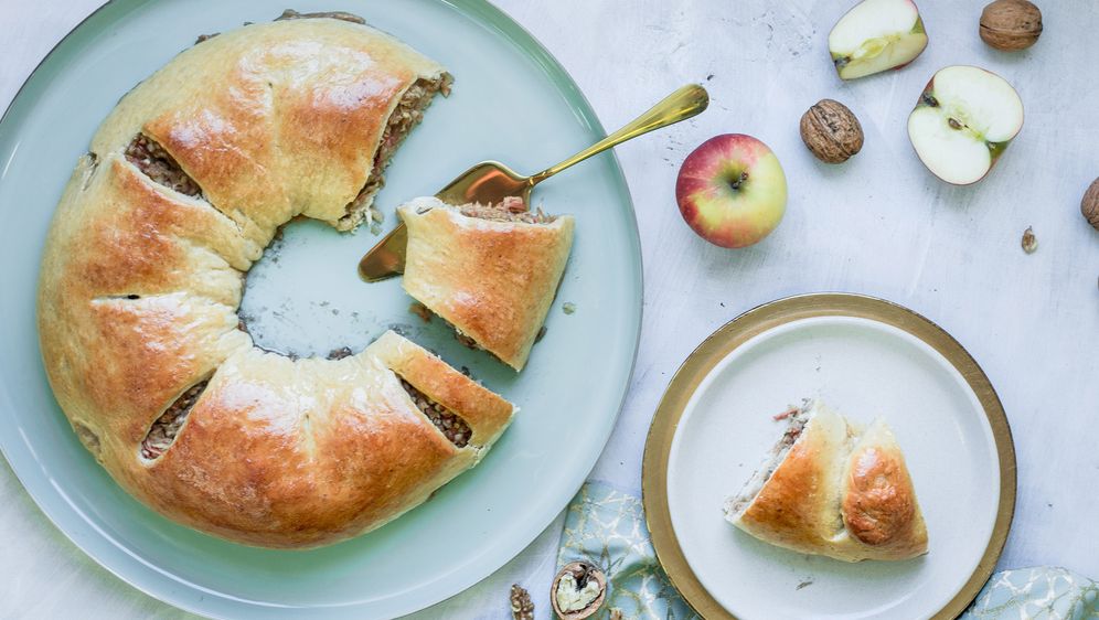 Apfel-Hefekranz: Rezept aus Enie backt