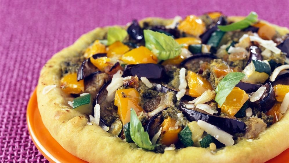 Provenzalische Pizza Mit Basilikum Rezept