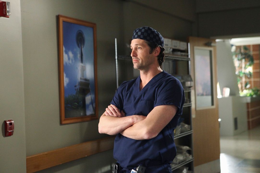 Macht sich Sorgen um Meredith: Derek (Patrick Dempsey) ... - Bildquelle: ABC Studios