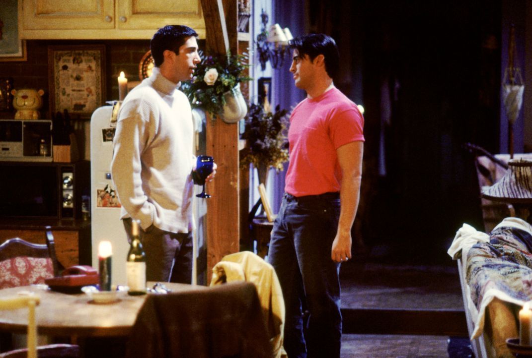Ross Geller (David Schwimmer, l.); Joey Tribbiani (Matt LeBlanc, r.) - Bildquelle: © Warner Bros Entertainment Inc.  All rights reserved.