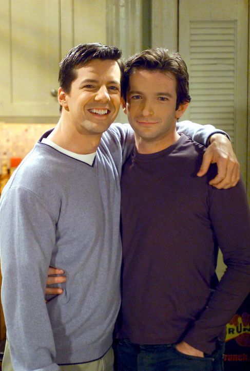 Noch scheint alles in Ordnung zwischen Jack (Sean Hayes, l.) und Barry (Dan Futterman, r.) zu sein, doch schon bald wird Will Unruhe in die Beziehun... - Bildquelle: NBC Productions
