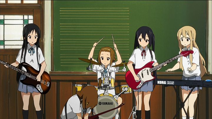 Mio und Ritsu besuchen gemeinsam die Oberschule und gründen eine Band. Auf d... - Bildquelle: kakifly. Houbunsha/Sakura High Band