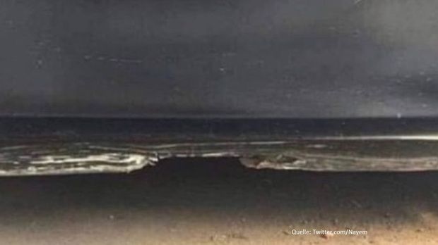 Strand oder Garagentor? Dieses Bild sorgt für große Verwirrung