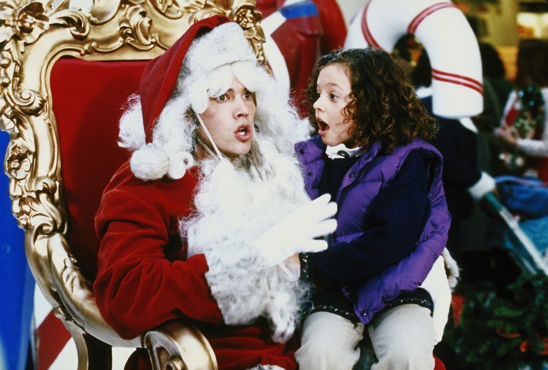 Matt (Barry Watson, l.) arbeitet im Kaufhaus als Weihnachtsmann und wird von Ruthie (Mackenzie Rosman, r.) entlarvt ... - Bildquelle: The WB Television Network