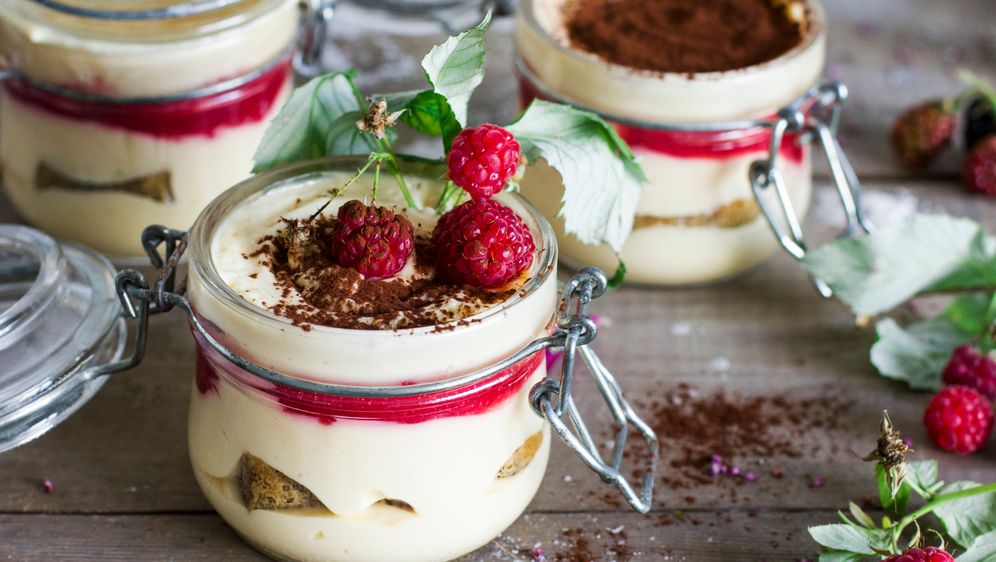 Himbeer-Tiramisu im Glas: Rezept