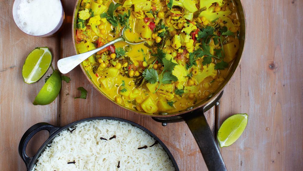 Gemüsecurry mit Reis: Rezept von Jamie Oliver