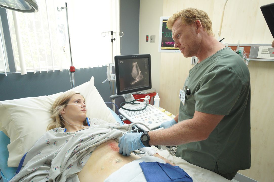 Cassidy Gardner (Hayley Chase, l.); Dr. Owen Hunt (Kevin McKidd, r.) - Bildquelle: Byron Cohen © 2019 American Broadcasting Companies, Inc. All rights reserved. / Byron Cohen