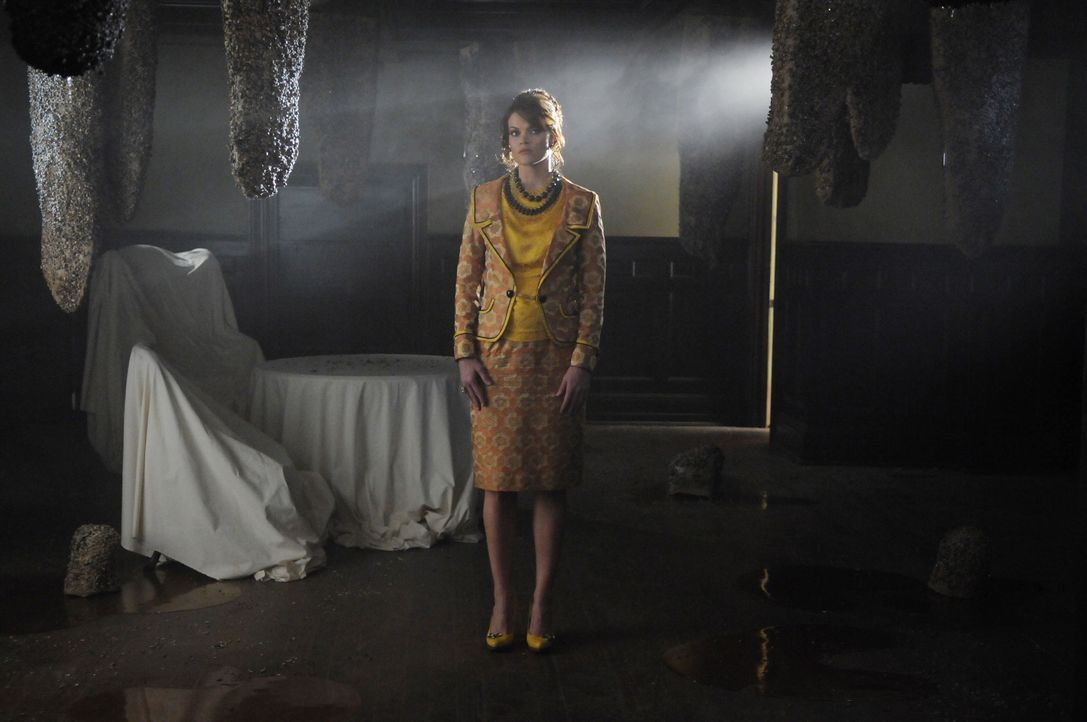 Nachdem Kentucky Fitz von einem Bieneschwarm zu Tode gestochen wurde, schleicht sich Chuck bei Betty's Bienen ein und erfährt von Betty (Missi Pyle... - Bildquelle: Warner Brothers