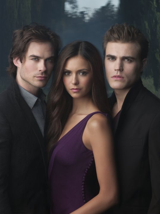 Nina mit Stephen und Damon