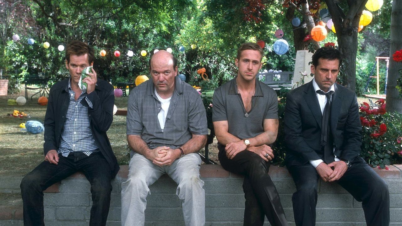 Die Frauen in ihrem Leben sorgen für einige Schwierigkeiten: (v.l.n.r.) David (Kevin Bacon), Bernie (John Carroll Lynch), Jacob (Ryan Gosling) und C... - Bildquelle: Warner Bros.