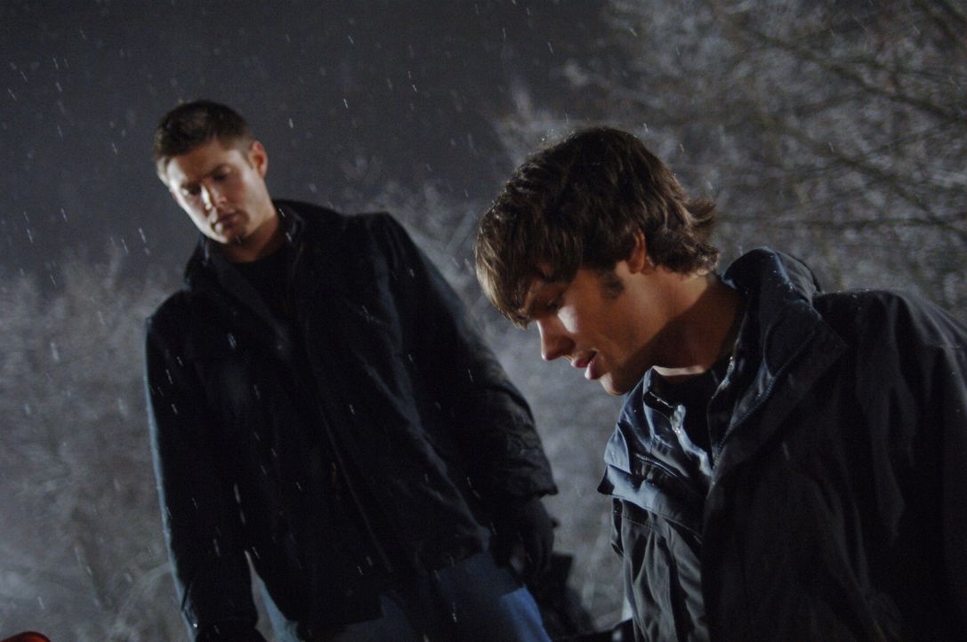 Versuchen einen mysteriösen Truck zu stoppen: Sam (Jared Padalecki, r.) und Dean (Jensen Ackles, l.) ... - Bildquelle: Warner Bros. Television