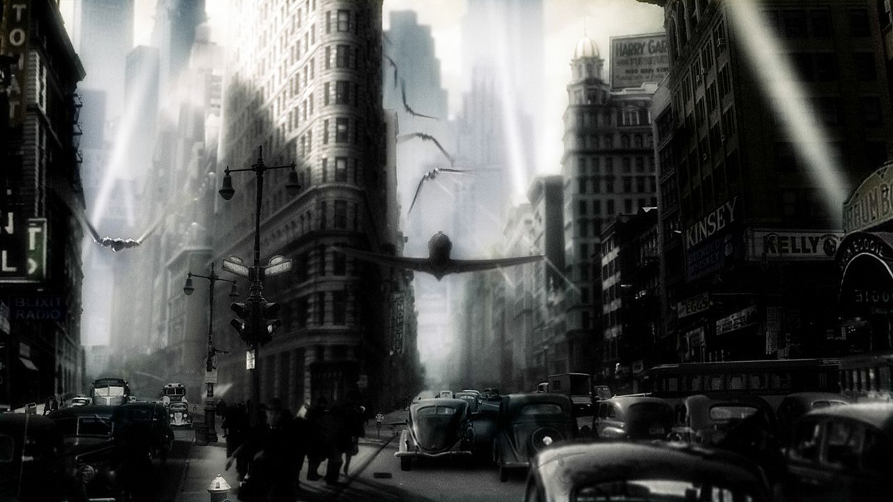 Das geniale Superhirn &#8222;Dr. Totenkopf" beherrscht eine Armee finsterer Kreaturen und plant die Vernichtung des Planeten. Können Polly und Sky... - Bildquelle: TM & Copyright   Brooklyn Films II And Filmauro S.R.L.