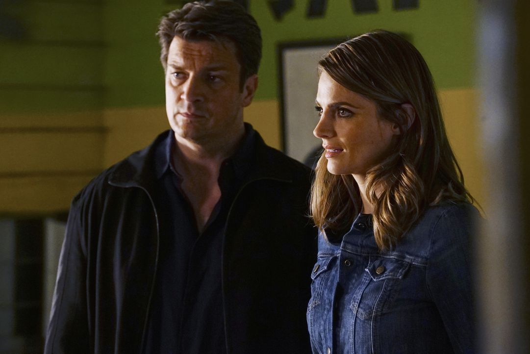 Ermitteln in einem neuen Fall: Castle (Nathan Fillion, l.) und Beckett (Stana Katic, r.) ... - Bildquelle: ABC Studios