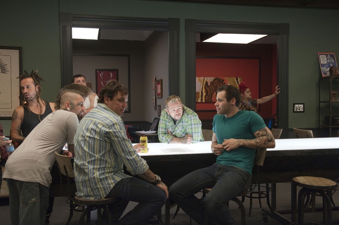 Neue Aufgaben warten (v.l.n.r.) Lalo, Clint, Steve, Big Daddy und Nick ... - Bildquelle: Spike TV