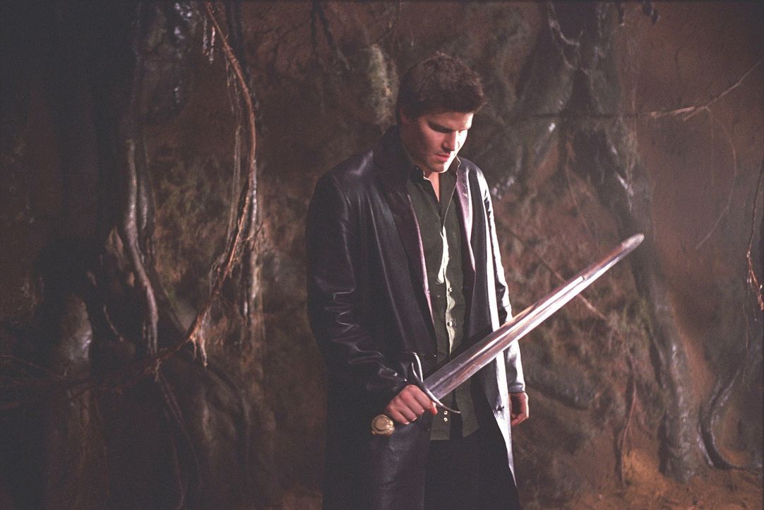 Angel (David Boreanaz) ist in der Höhle eines unheimlichen Monsters. - Bildquelle: 20th Century Fox. All Rights Reserved.