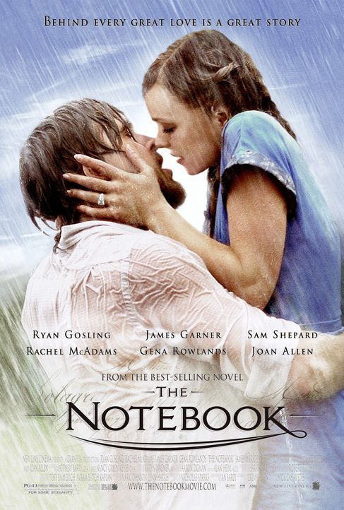 Jede große Liebe hat eine große Geschichte: Noah (Ryan Gosling, l.) und Allie (Rachel McAdams, r.) ... - Bildquelle: Warner Brothers International Television