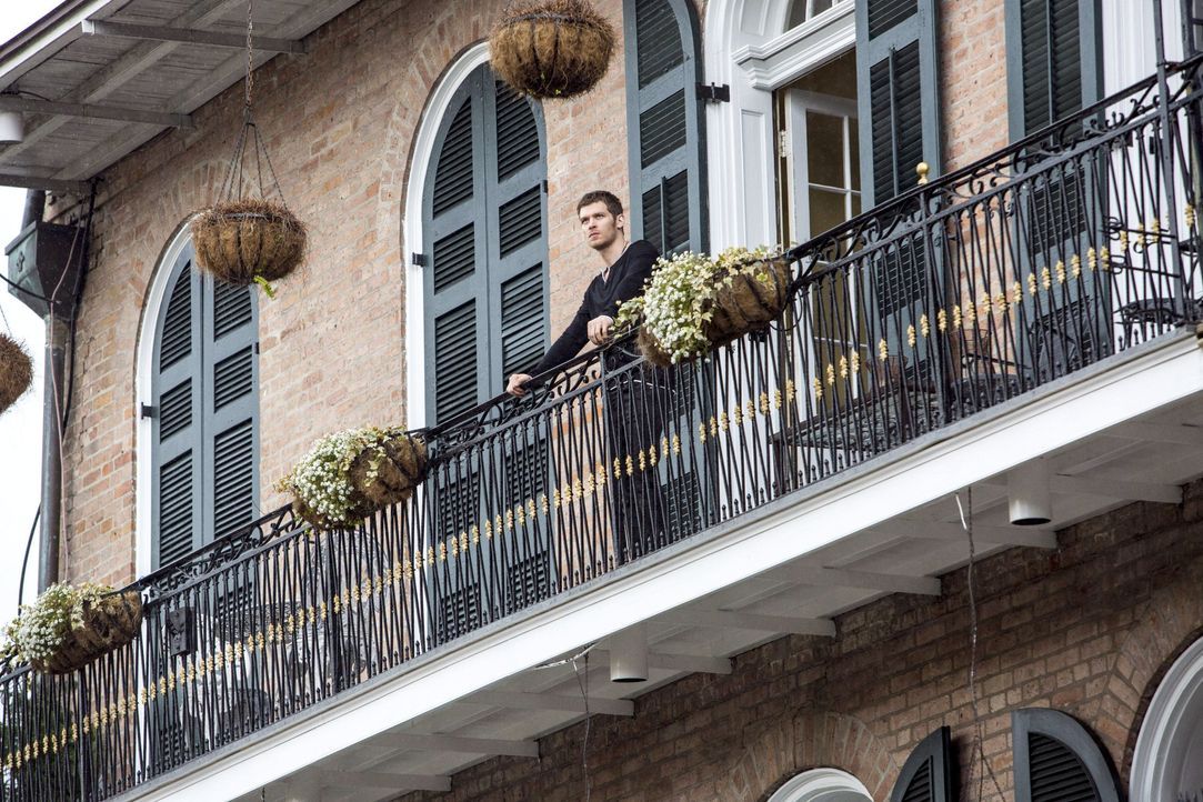 Klaus auf dem Balkon